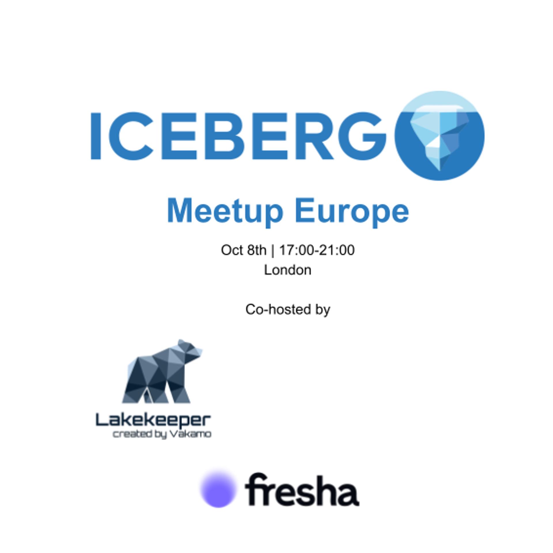 Apache Iceberg™ Europe Community Meetup - London Hub