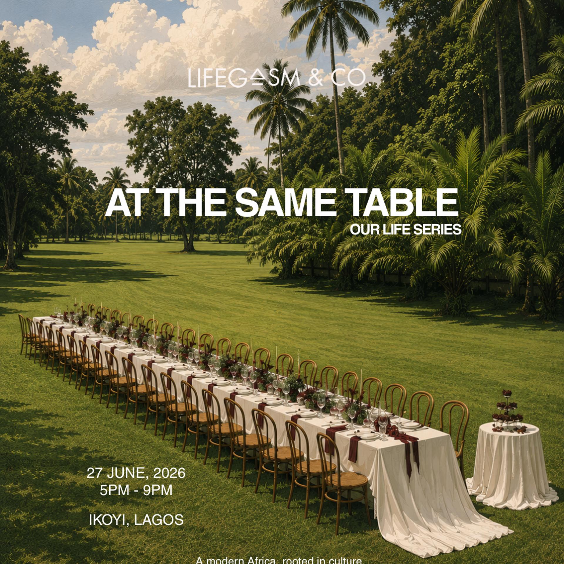 AT THE SAME TABLE