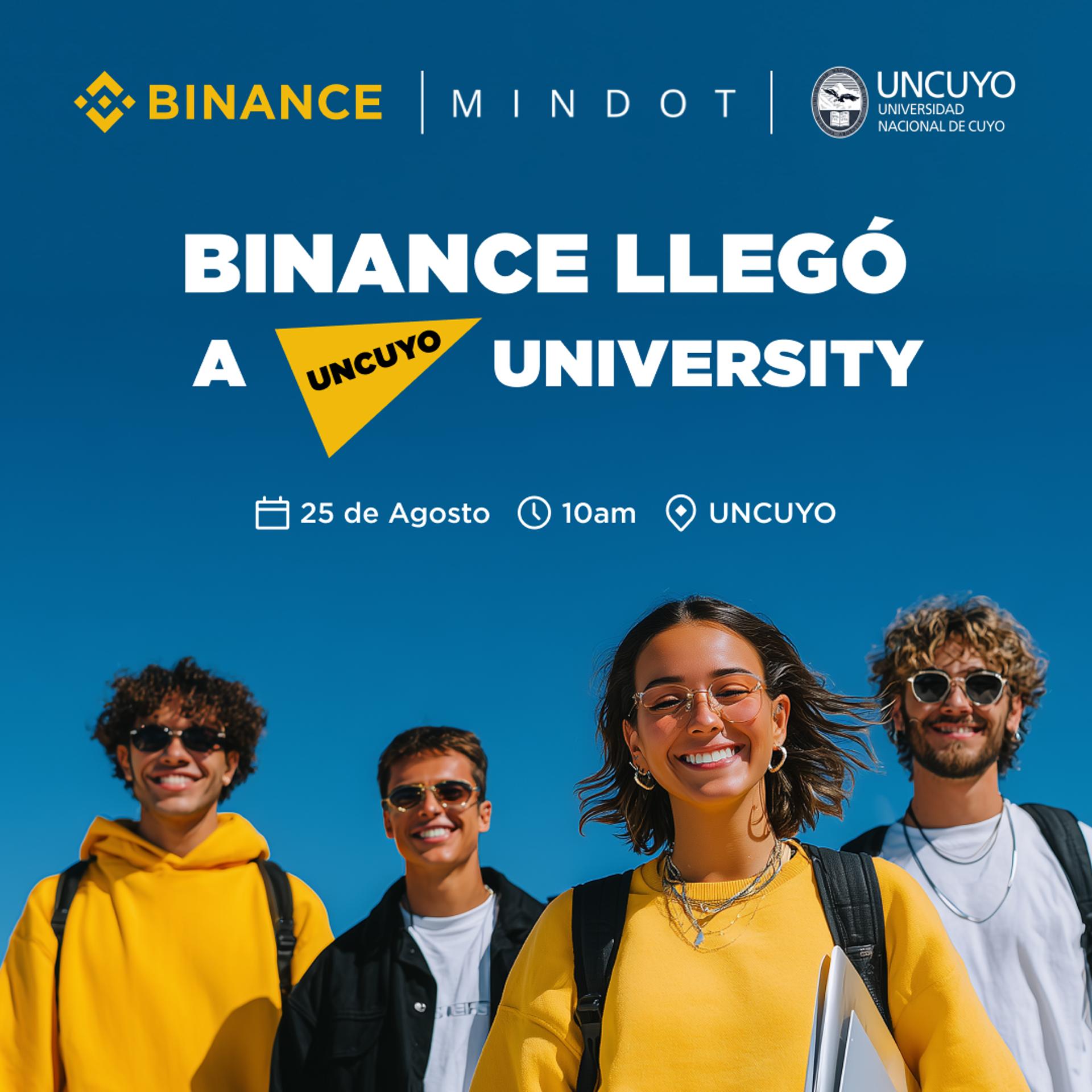 Binance University Tour - UNCUYO