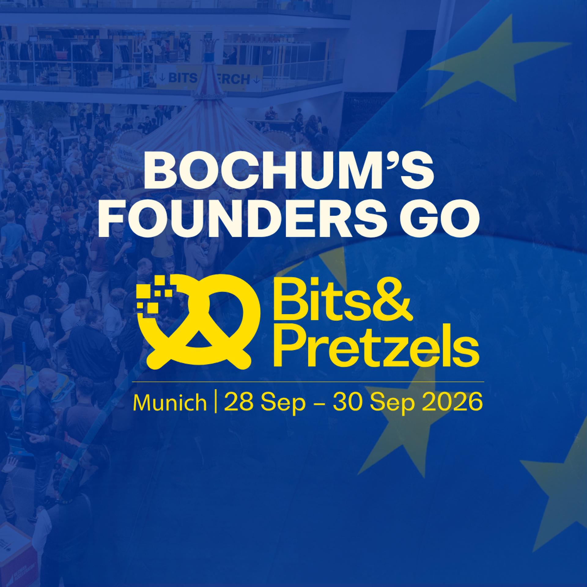 Bochum's founders go Bits & Pretzels 2026
