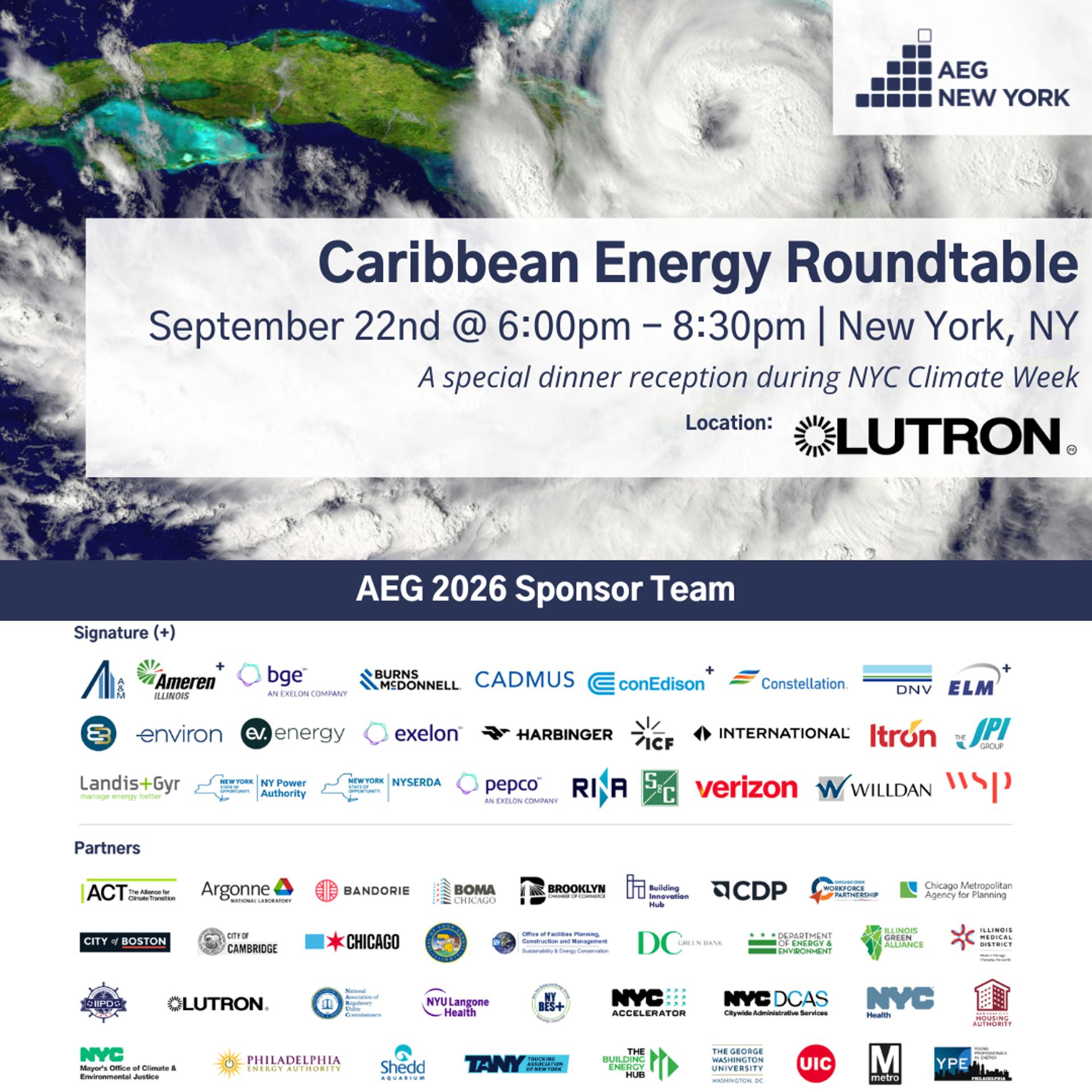 Caribbean Energy Roundtable @ Climate Week