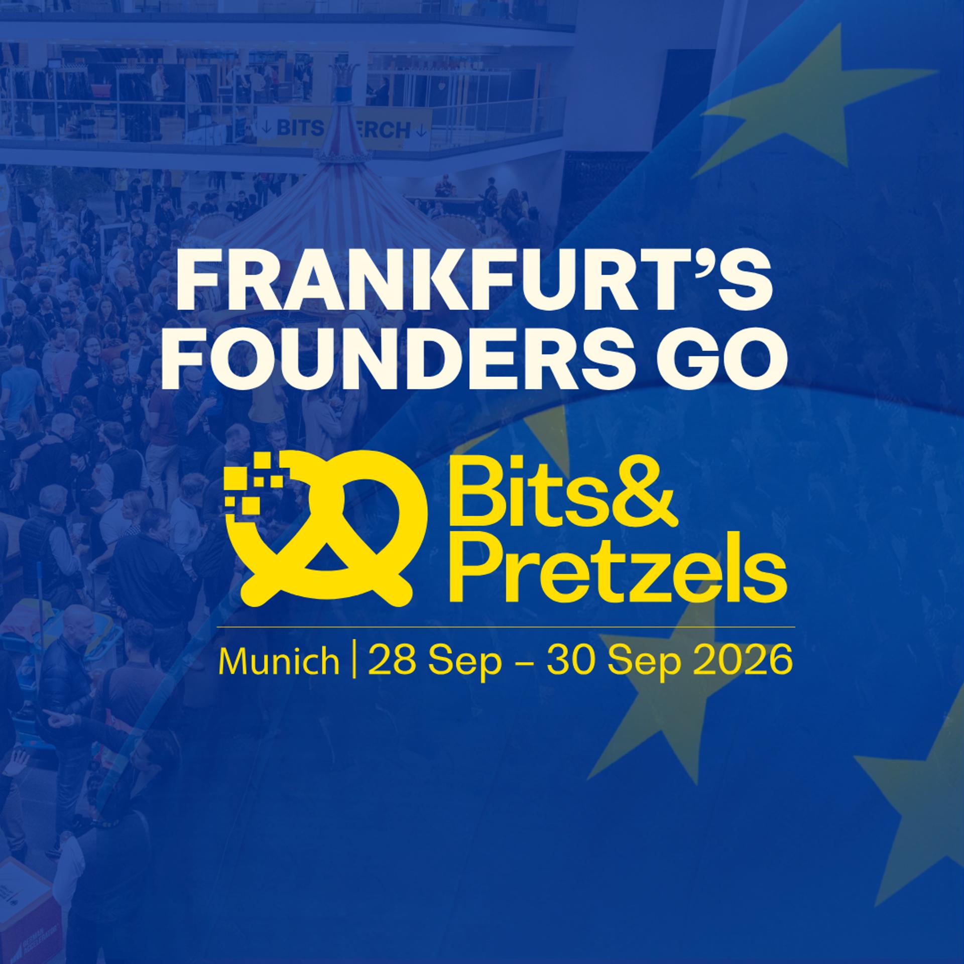 Frankfurt's founders go Bits & Pretzels 2026