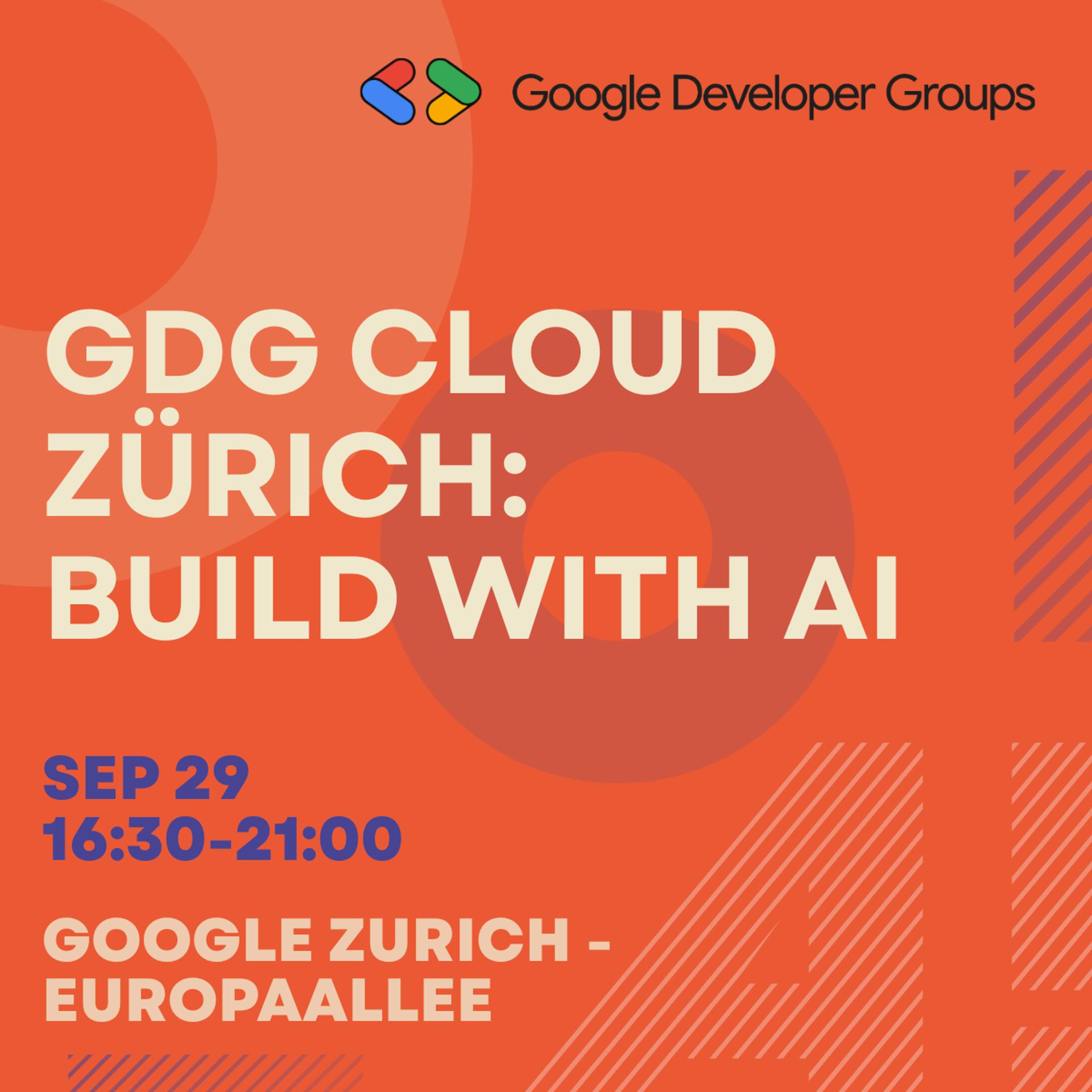GDG Cloud Zürich: Build with AI