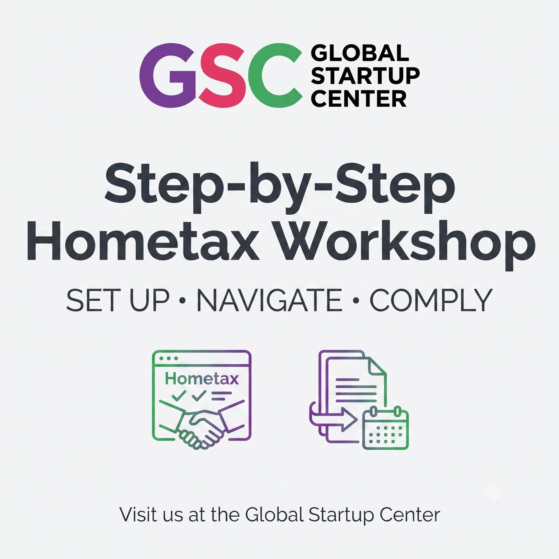 [GSC] Step-by-Step Hometax Workshop