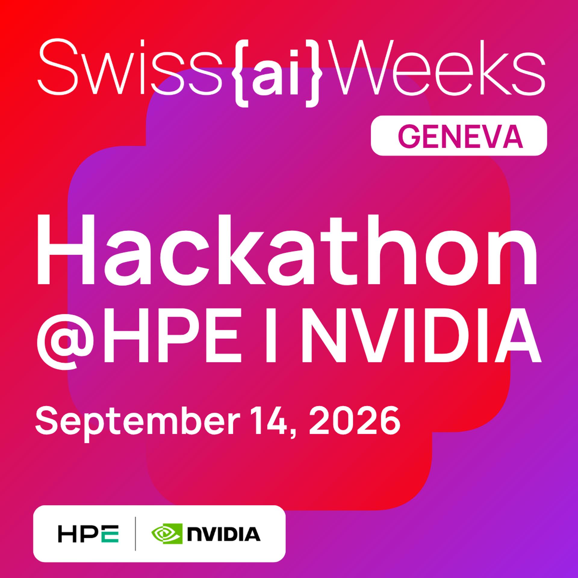 HPE & NVIDIA Agentic AI Hackathon for Enterprises @HPE Geneva Customer Innovation Center
