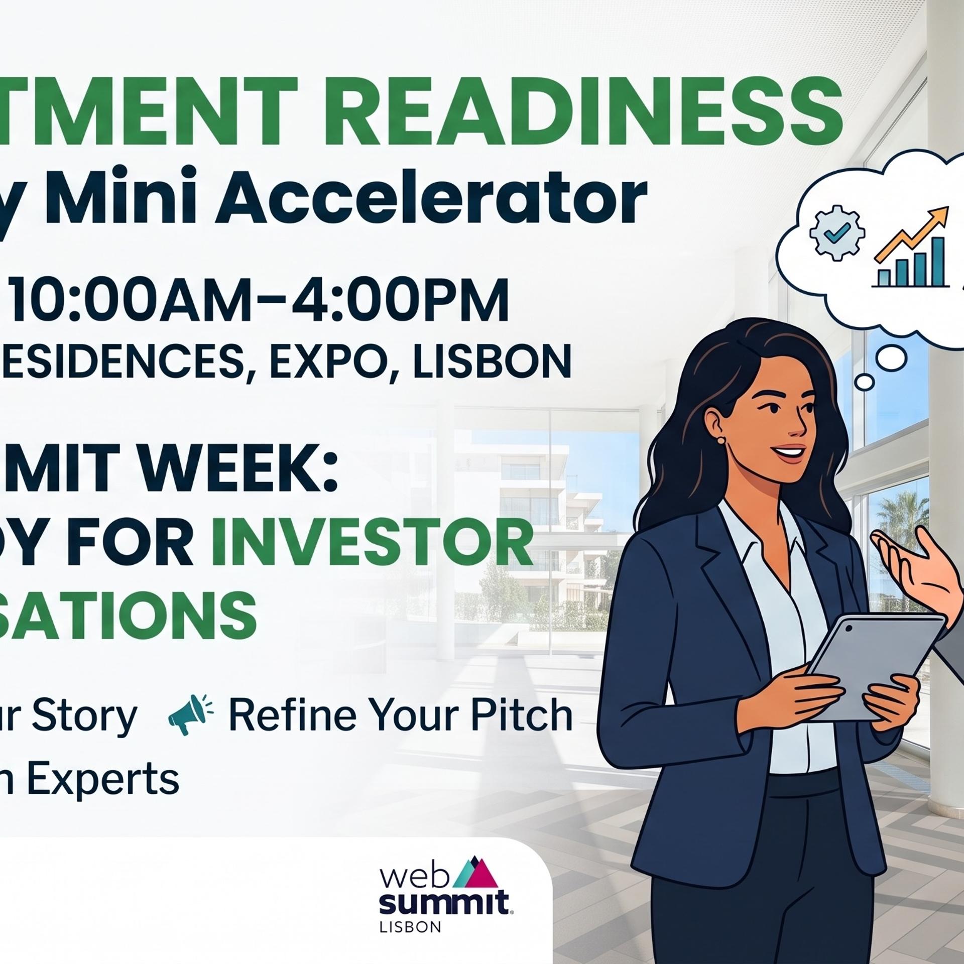 Investment Readiness Mini (1 day) Accelerator program