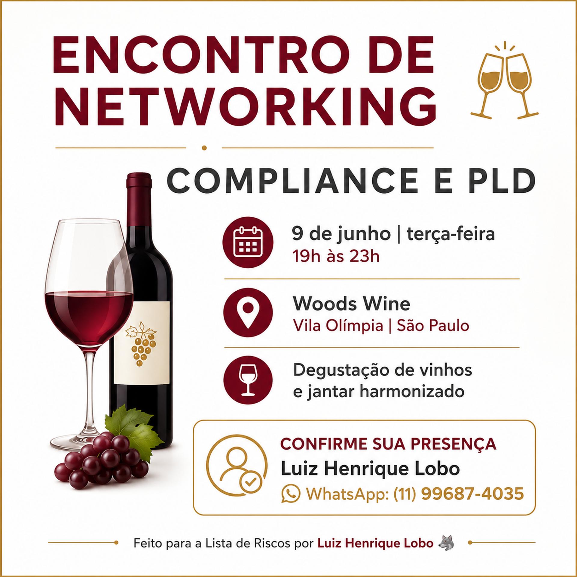 Networking de Compliance e PLD da Lista de Riscos
