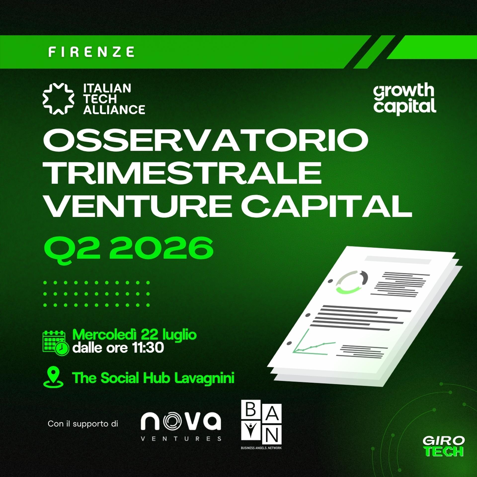 Osservatorio Trimestrale VC - Q2 2026 | Firenze