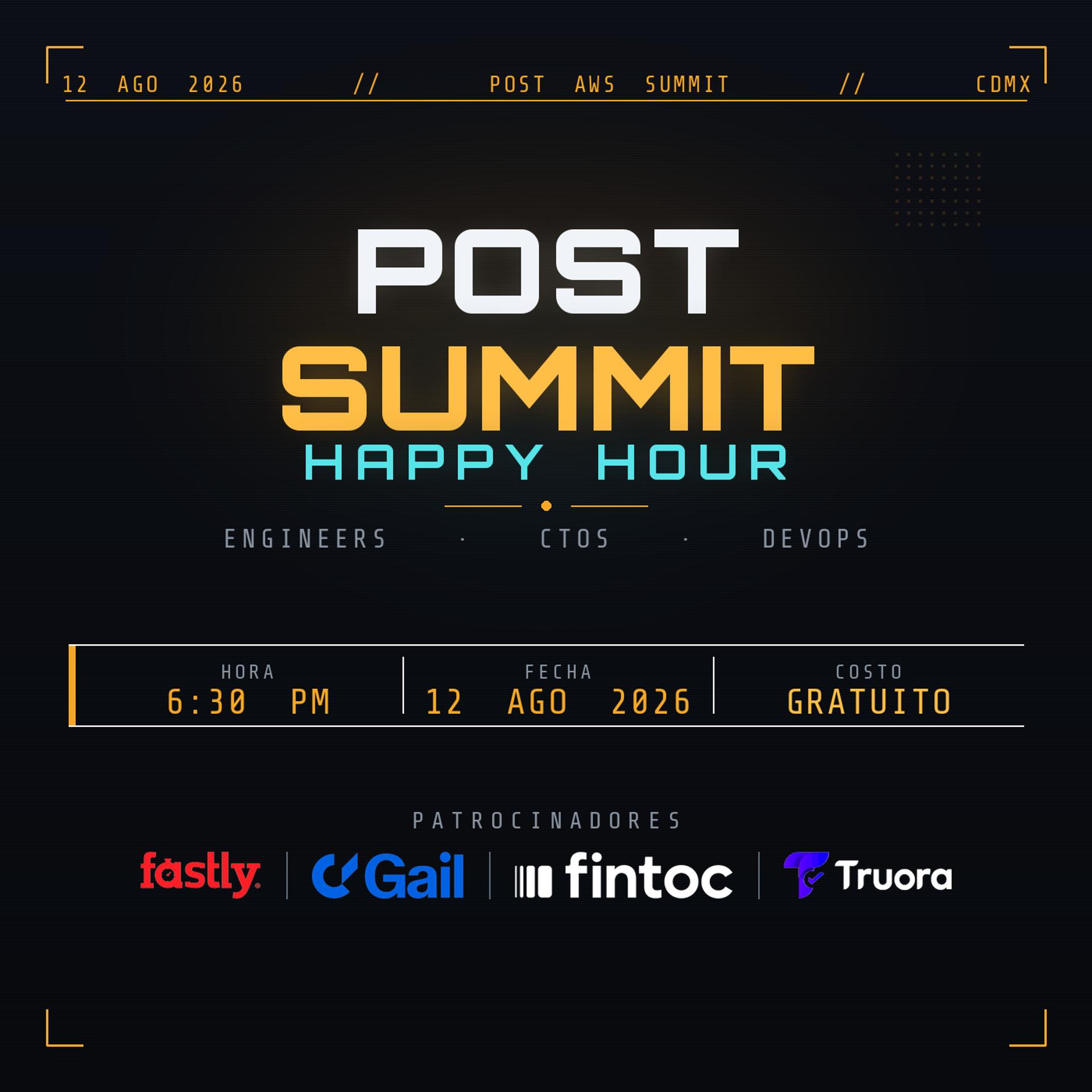 Post AWS Summit - Happy Hour
