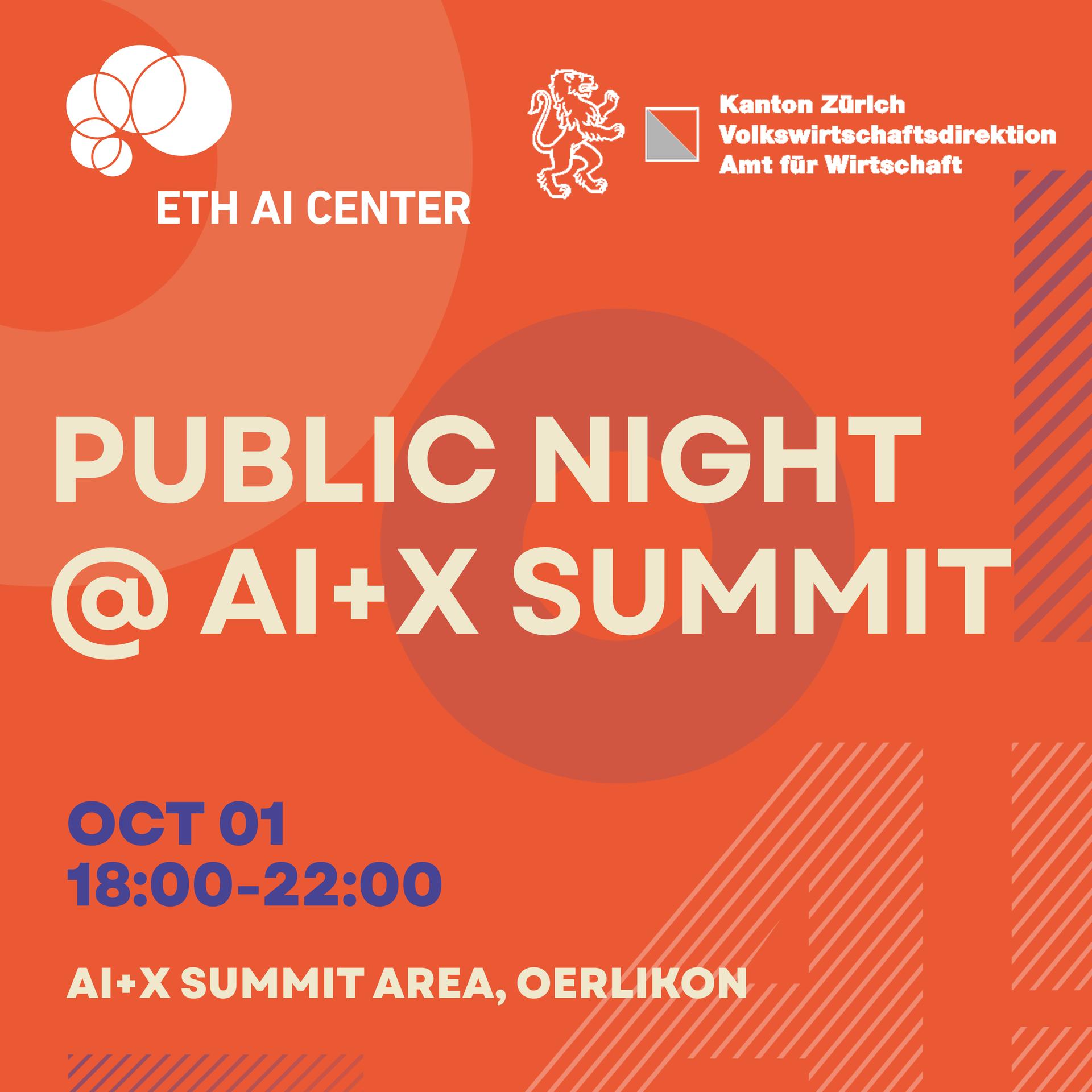 Public Night @ AI+X Summit