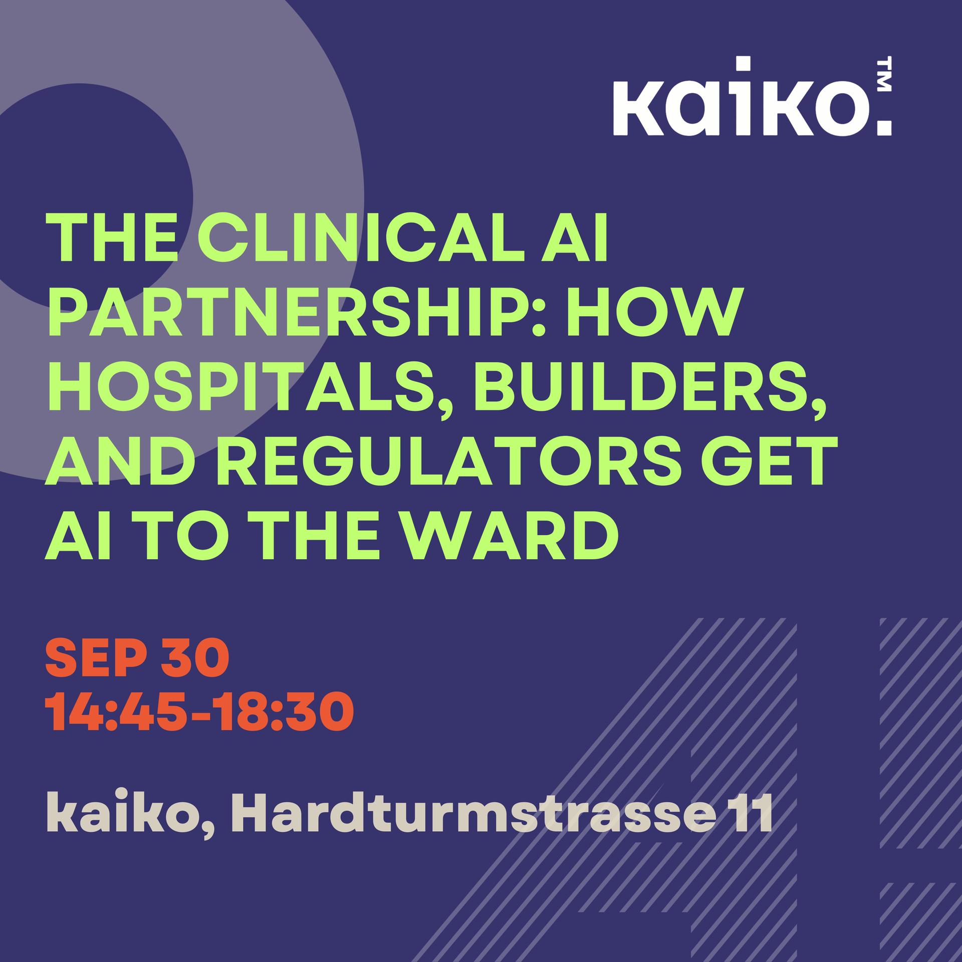 The Clinical AI Partnership: How Hospitals, Builders, and Regulators Get AI to the Ward