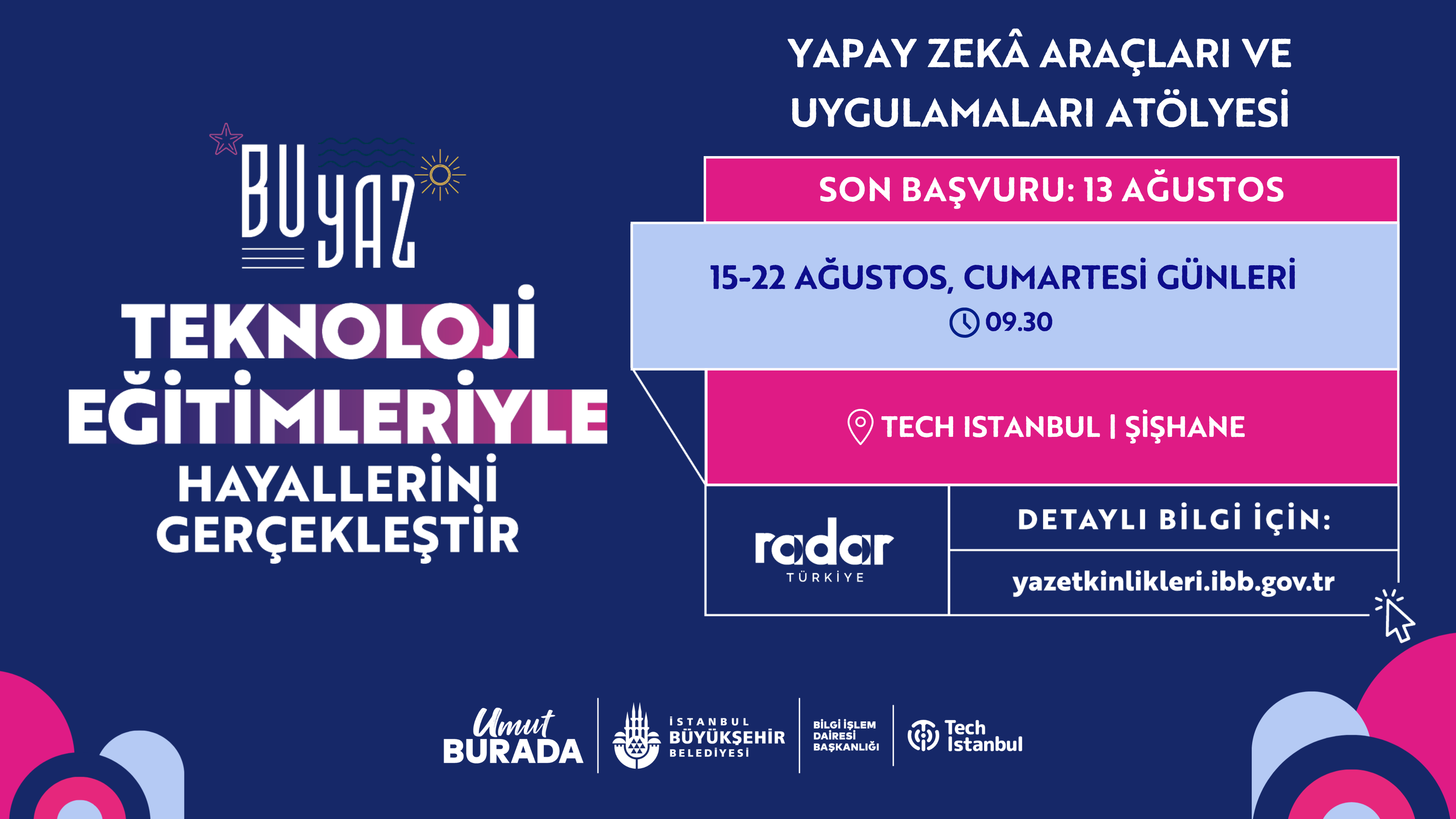 Yapay Zeka Araçları ve Uygulamaları Atölyesi